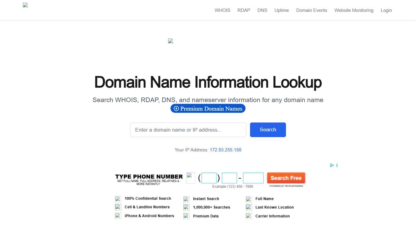 WHOIS Search, Domain Name, Website, and IP Tools - Who.is